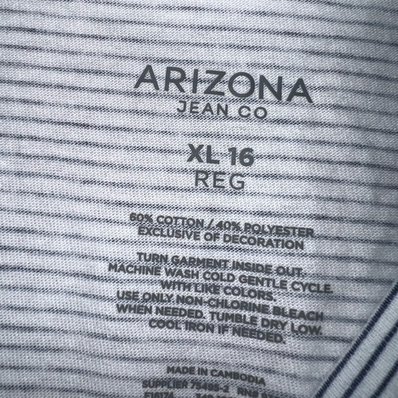 girls striped dress with tie in the front - Picture 3 of 3